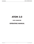 ATOM 3.0 Operating Manual - 12-5216-r02