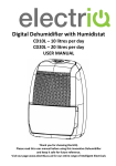 Digital Dehumidifier with Humidistat