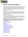 WinTen² Shelter Plus Care User Manual