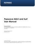 Pepwave MAX User Manual