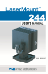 244 HHL LaserMount User`s Manual
