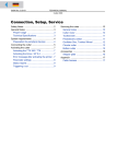 Connection, Setup, Service
