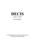 DECIS User`s Guide
