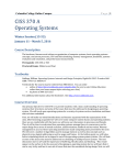 CISS 370 A Operating Systems