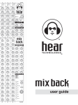 Mix Back User Guide - Hear Technologies!