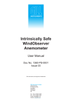 Intrinsically Safe WindObserver Anemometer