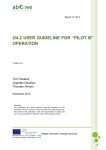 O4.2 User Manual for Pilot B operation