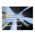 FIA Tech Electronic Give-Up Automated Invoicing System (eGAINS