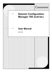 1.2. Seismic Configuration Manager 700 (SCM700C)