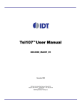 Tsi107 User Manual
