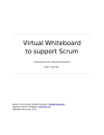 Virtual Whiteboard to support Scrum