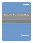 Understanding VMware Consolidated Backup