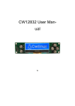 CW12832 User Manual