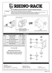 Rhino-Rack - Fitting Instructions - Multi Purpose Shovel/Conduit