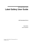 Label Gallery User Guide - Technical Support Request