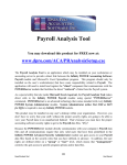 Payroll Analysis Tool - Data Pro Accounting Software, Inc.