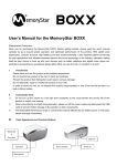MemoryStar BOXX Manual