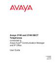 Avaya 3740 and 3749 DECT Telephones