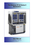 The Genevac HT-24 Series II Workstation User Manual