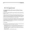 DX V3.0 Logging Formats