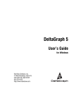 DeltaGraph 5 User`s Guide for Windows
