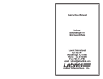 Spectrafuge 7M Instruction Manual Book Form