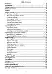 1 Table of Contents