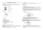 Rain Monitor Instruction Manual