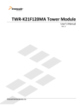 TWR-K21F120MA User`s Manual