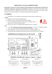 WIRING DIAGRAM 3-phase, 2-phase, 1-phase