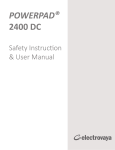 PowerPad 2400DC Manual