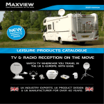 tv & radio reception on the move leisure products catalogue