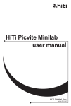 HiTi Picvite Minilab user manual