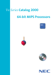 VR Series Catalog 2000 64-bit MIPS Processors