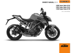 KTM KTM 1290 Super Duke R ABS 2014 User Manual PDF