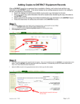 Instructions for Adding Copies to DISTRICT Equipment Records