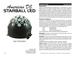 Starball LED user manual
