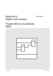 SIMADYN D Digital Control System Program Memory Sub