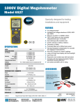 1000V Digital Megohmmeter