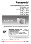 Panasonic Lumix DMC-FS14 User Guide Manual pdf