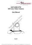 AVP-USB3-PTZ Technical Manual