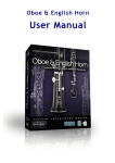 Oboe & English Horn User Manual v.1