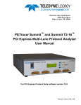 PCIe PETracer Summit User Manual