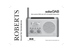 Roberts SolarDAB manual