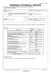 Correction for Incorrect Description Notice RL78/L1C Descriptions in