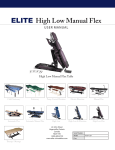 High Low Manual Flex - Elite Chiropractic Tables