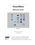 VisionWare Reference Guide, Version 3.0