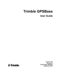 Trimble GPSBase User Guide - the Inland GPS site