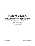 Emulex Drivers for Solaris