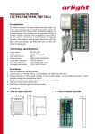 Контроллер SL-IR44B (12/24V, 108/216W, ПДУ 44кн)